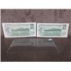 Image 2 : 2 - 1973 Canadian 1 Dollar Bills