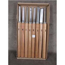 8 Piece Chisel Wood Turning Set