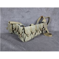 North Vietnamese SKS 10 Pouch Ammo Suspenders Belt