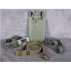 Selection of Military Belts and a Pouch