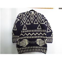 100 % Wool Sweater hand crafted in Equador
