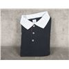 Image 1 : Golf Style Shirt 100% Cotton Black Small