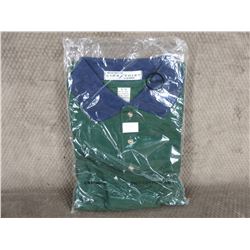 Golf Style Shirt 100% Cotton Green XL