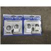 Image 1 : 2 B-Square Medium Rings Silver