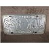 Image 2 : Single Alberta No Year License Plate
