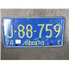 Image 1 : Single Alberta 1974 License Plate