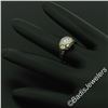 Image 3 : Antique Art Deco 18kt White Gold 0.42 ctw European Diamond Filigree Ring