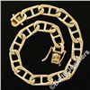 Image 2 : Vintage 14kt Yellow Gold 8.4mm Large Gucci Link Chain Bracelet