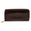 Image 1 : Louis Vuitton Amarante Vernis Monogram Zippy Wallet