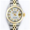 Image 1 : Rolex Ladies 2 Tone Yellow Gold MOP Diamond 26MM Datejust Wristwatch
