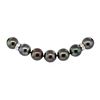 Image 2 : 0.40 ctw Diamond and Tahitian Pearl Necklace