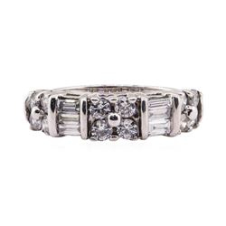 1.10 ctw Diamond Ring - 18KT White Gold