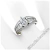 Image 4 : New 14kt White Gold 2.33 ctw GIA Certified Pear Cut Diamond Solitaire Engagement