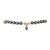 Image 3 : 0.44 ctw Diamond and Tahitian Pearl Necklace