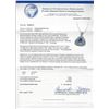 Image 3 : 4.76 ctw Tanzanite and Diamond Pendant With Chain - 14KT White Gold