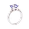 Image 4 : 2.56 ctw Blue Sapphire Ring - 14KT White Gold