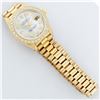 Image 6 : Rolex Ladies 18K Yellow Gold Mother Of Pearl Diamond President Wristwatch With R
