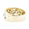 Image 3 : 0.52 ctw Diamond Wide Band - 14KT Yellow And White Gold