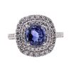 Image 1 : 3.10 ctw Sapphire and Diamond Ring - Platinum