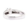 Image 3 : 0.80 ctw Diamond Wedding Ring with a Euro Shank - 14KT White Gold