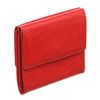 Image 2 : Louis Vuitton Red Epi Leather Elise Wallet