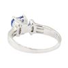 Image 3 : 1.87 ctw Sapphire and Diamond Ring - 14KT White Gold