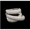 Image 1 : 14KT White Gold 2.68 ctw Diamond Ring