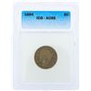 Image 1 : 1884 Liberty Head Nickel Coin ICG AU58