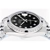 Image 6 : Rolex Mens Stainless Steel Black Diamond & Sapphire Datejust Wristwatch