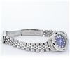 Image 9 : Rolex Ladies Stainless Steel Blue Vignette Diamond & Sapphire Datejust Wristwatc