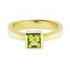 Image 2 : 1.00 ctw Peridot Ring - 14KT Yellow Gold