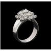 Image 4 : 14KT White Gold 1.55 ctw Diamond Ring