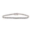 Image 1 : 8.99 ctw Diamond Bracelet - 14KT White Gold