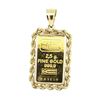 Image 1 : Credit Suisse Pendant - 14KT - 24KT Gold
