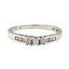 Image 2 : 0.20 ctw Diamond Ring - 10KT White Gold