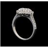 Image 4 : 14KT White Gold 1.27 ctw Diamond Ring