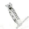 Image 5 : Estate 18kt White Gold 1.42 ctw GIA Certified Radiant Diamond Engagement Ring