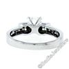 Image 9 : Estate 18kt White Gold 1.42 ctw GIA Certified Radiant Diamond Engagement Ring