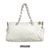 Image 1 : Chanel White Ultimate Soft Leather Sombrero Bowler Bag