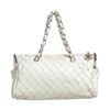 Image 2 : Chanel White Ultimate Soft Leather Sombrero Bowler Bag