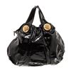 Image 1 : Gucci Black Patent Leather Large Hysteria Tote Bag