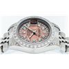 Image 5 : Rolex Ladies Stainless Steel Quickset Salmon Diamond Lugs Jubilee Datejust Wrist
