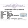 Image 2 : 2.19 ct.Natural Rectangle Cushion Cut Aquamarine