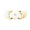 Image 2 : 7mm Cultured Pearl Ring - 14KT Yellow Gold