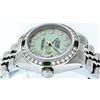 Image 5 : Rolex Ladies Stainless Steel Green MOP Diamond Datejust Wristwatch