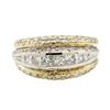 Image 2 : 2.00 ctw Diamond Ring - 14KT Yellow and White Gold