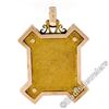 Image 9 : Victorian 15kt Gold 4.40 ctw Amethyst and Diamond Large Uniquely Shaped Locket P