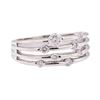 Image 1 : 0.36 ctw Diamond Band - 14KT White Gold