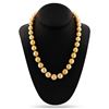 Image 1 : 10 - 13mm Golden South Sea Pearl 14K Yellow Gold Necklace