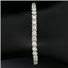 Image 4 : 18kt White Gold 3.48 ctw Diamond Line Tennis Bracelet